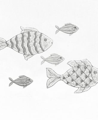 Turkish Cotton Figi Embellished 3-Pc. Bath Towel Set