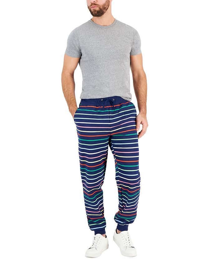 Charter Club Men s Printed Stripe Matching Jogger Pants Created