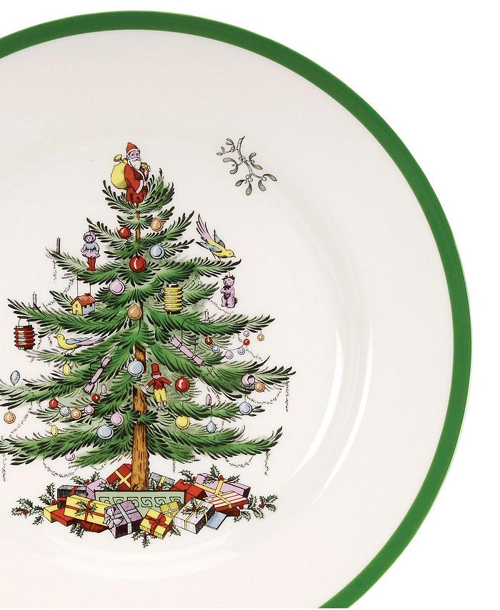 Spode Christmas Tree 12 Pc. Dinnerware Set, Created for Macy's Macy's