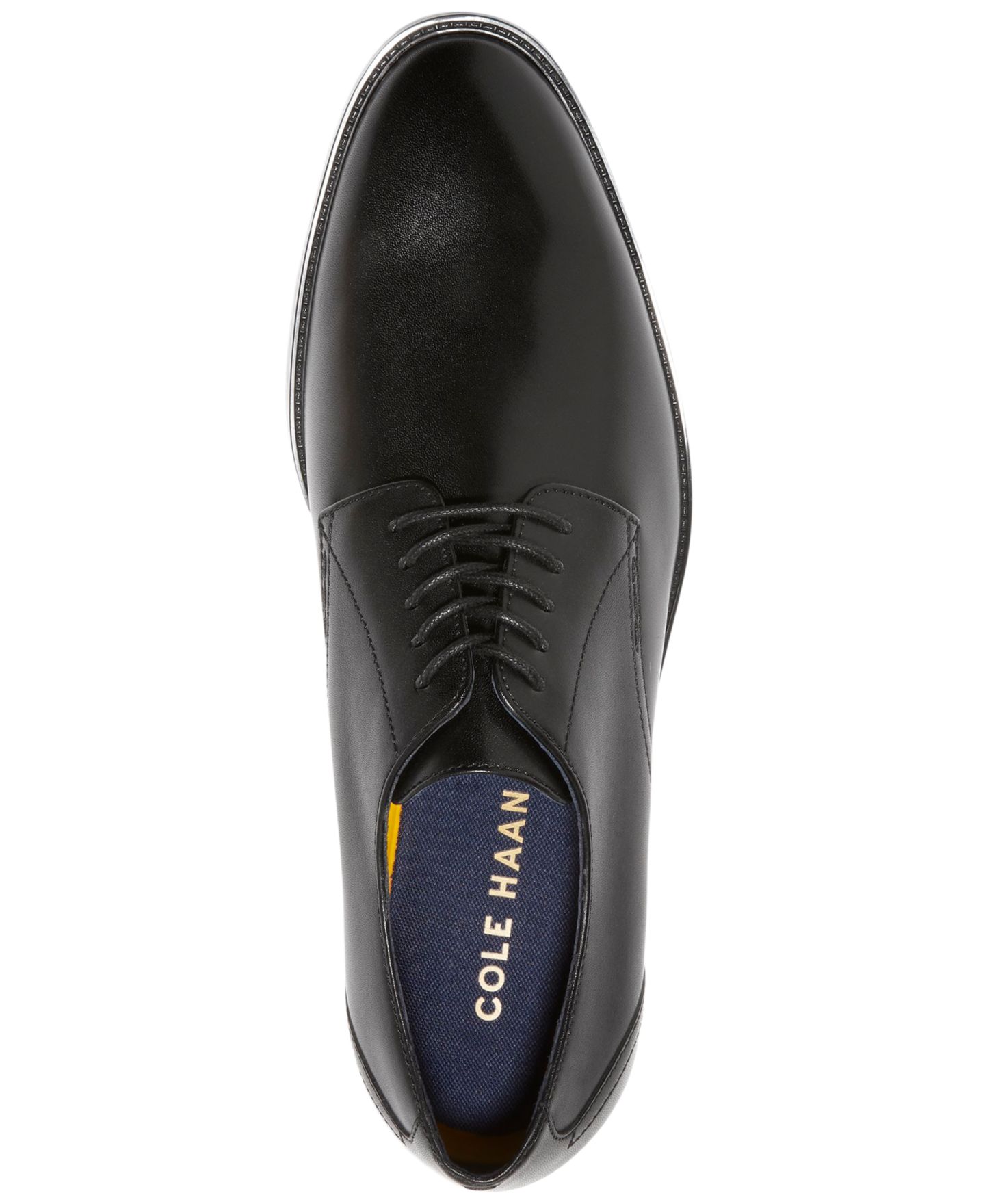 Мужские классические туфли-оксфорды Cole Haan Hawthorne, гладкие, цвет: Чёрный — фото 5