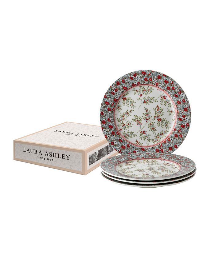 Laura Ashley Plates Stockbridge Collectables Gift Set, 4 Piece Macy's