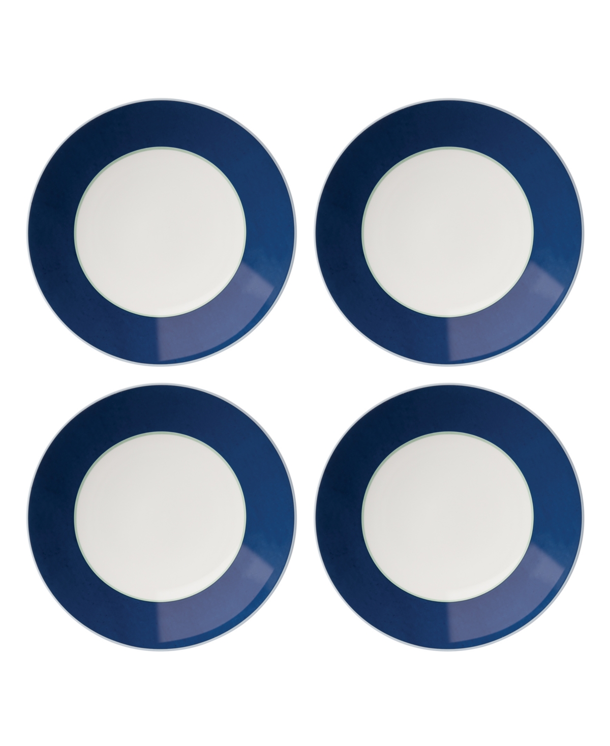 Make it Pop Accent Plates, Set of 4 - Navy