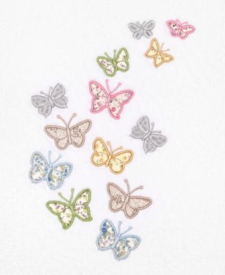 Turkish Cotton Mariposa Embellished 3-Pc. Bath Towel Set