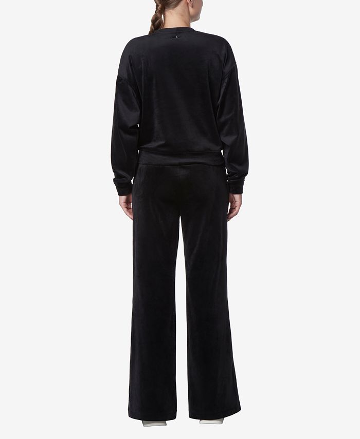 Marc New York Women's Full Length Velvet Vented Pants - Macy's
