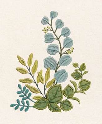 Turkish Cotton Botanica Embellished 2-Pc. Bath Towel Set