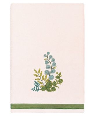 Turkish Cotton Botanica Embellished 2-Pc. Bath Towel Set