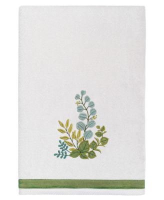 Turkish Cotton Botanica Embellished 2-Pc. Bath Towel Set