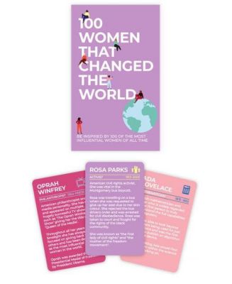 100 Women That Changed the World Card Deck by Gift Republic