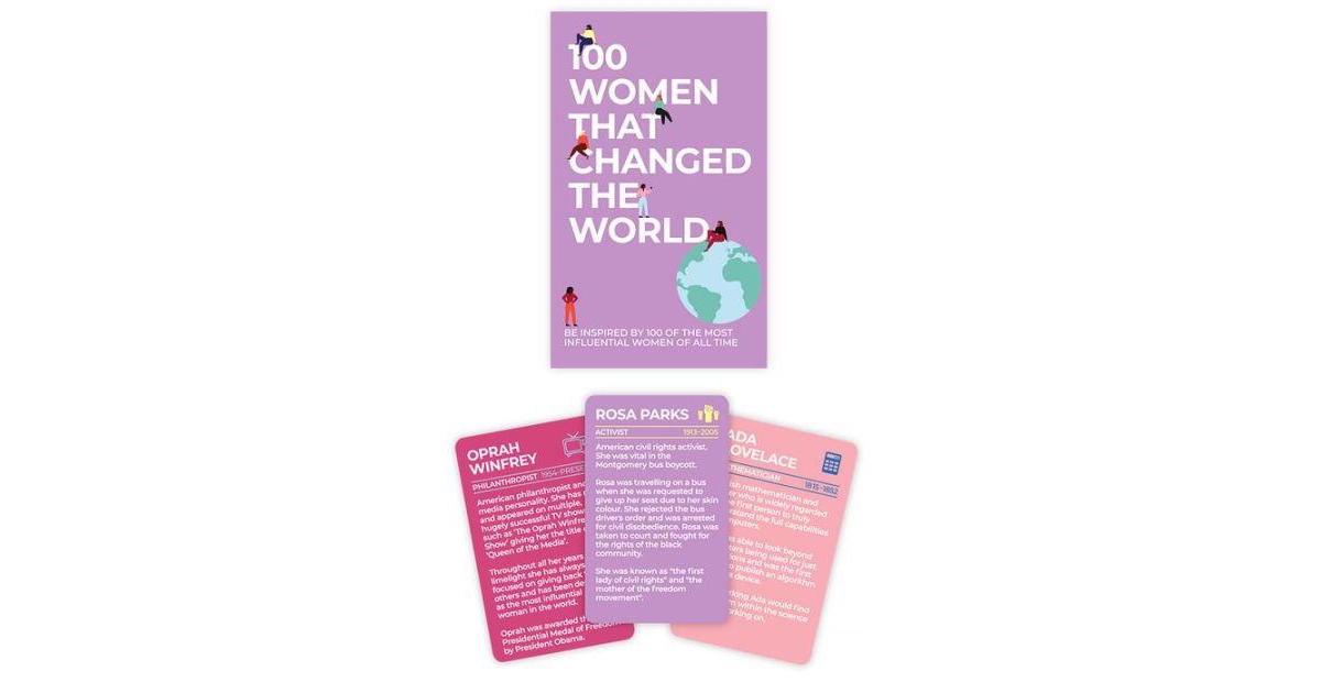 Barnes & Noble 100 Women That Changed The World Card Deck By Gift Republic In No Color