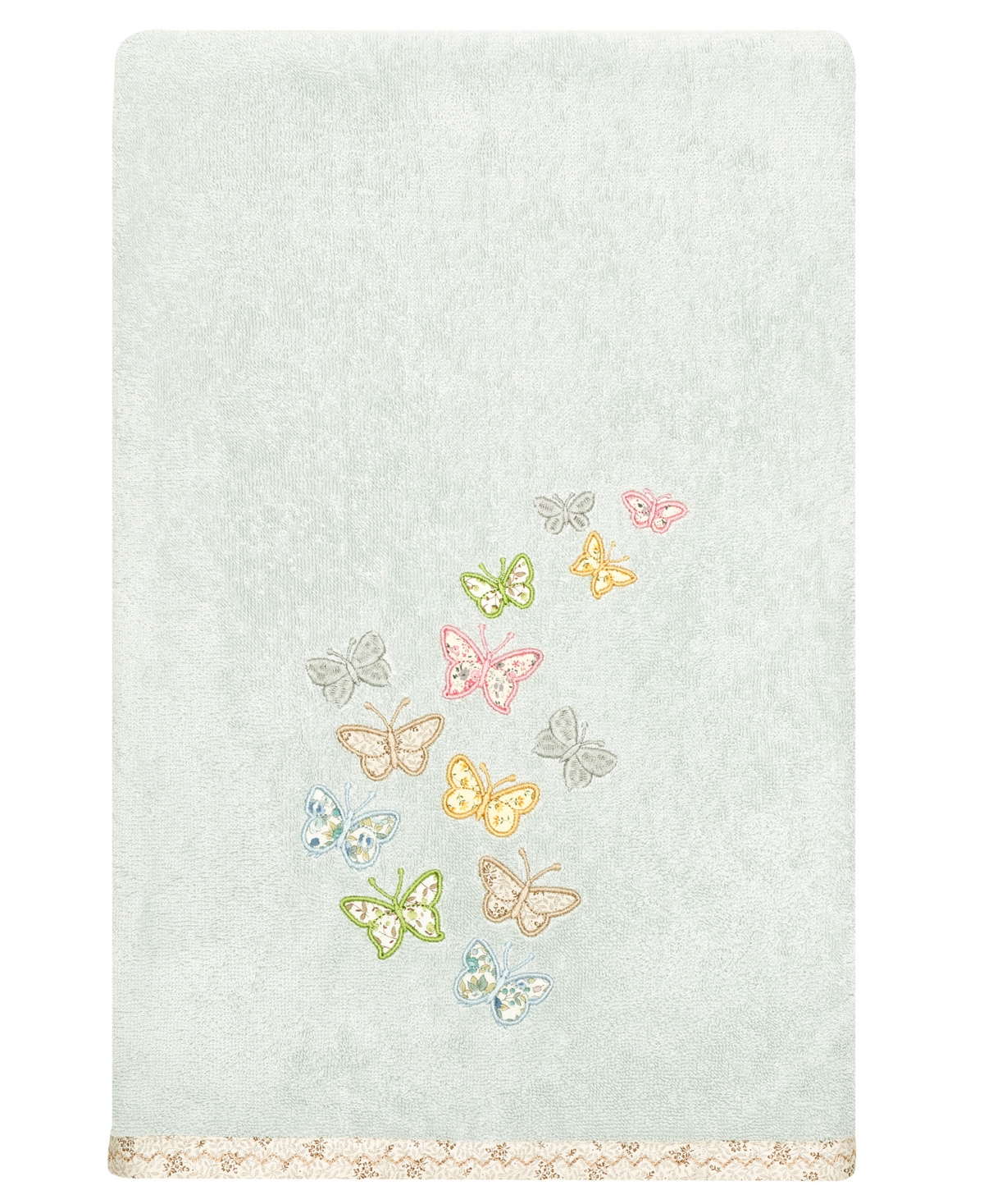 Linum Home Turkish Cotton Mariposa Embellished -Pc. Bath Towel Set
