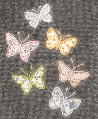 Turkish Cotton Mariposa Embellished 4-Pc. Bath Towel Set