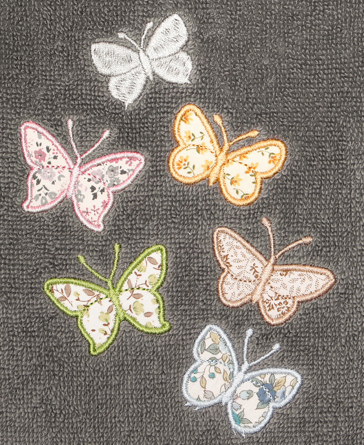 Linum Home Turkish Cotton Mariposa Embellished -Pc. Bath Towel Set