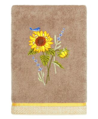 Turkish Cotton Girasol Embellished 4-Pc. Bath Towel Set