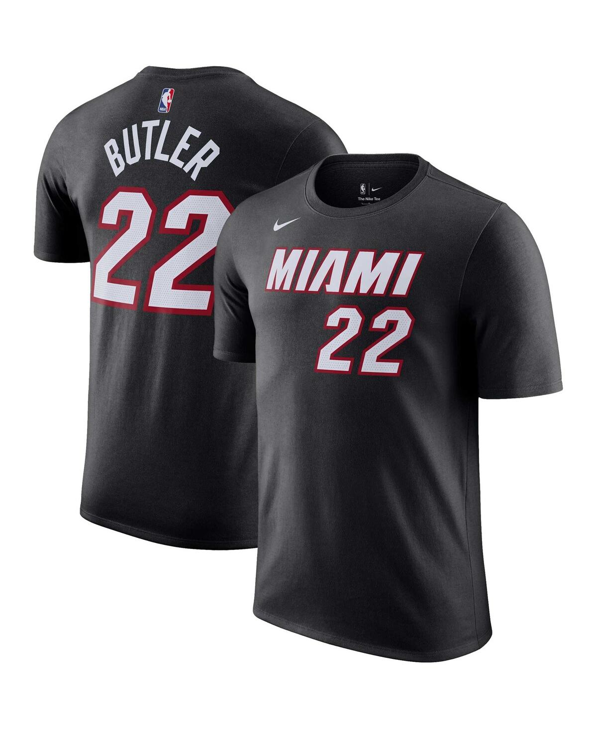 Men's Nike Jimmy ButlerMiami Heat Icon 2022/23 Name and Number Performance T-shirt - Black