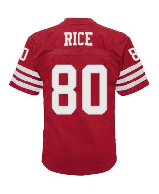 Infant Boys and Girls Jerry Rice Scarlet San Francisco 49ers 1990 Retired Legacy Jersey