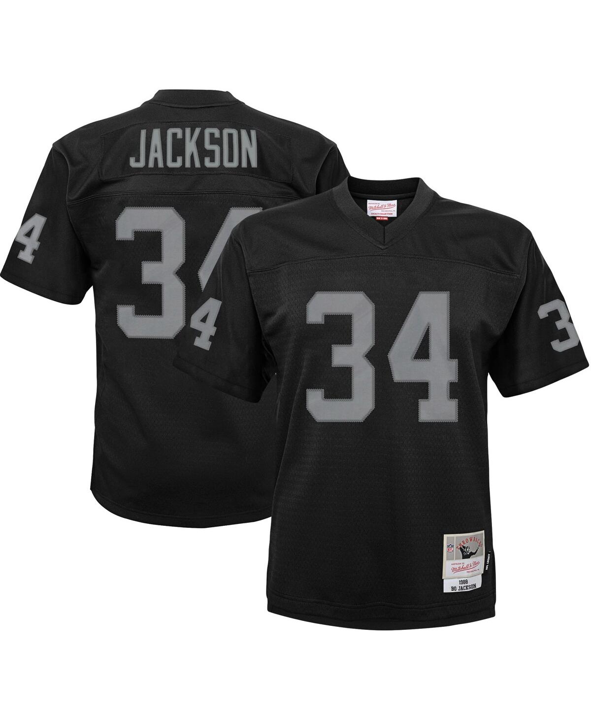 Infant Boys and Girls Mitchell & Ness Bo JacksonLas Vegas Raiders 1988 Retired Legacy Jersey - Black