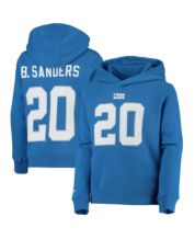 Aidan Hutchinson Detroit Lions Youth Mainliner Player Name & Number  Pullover Hoodie - Blue