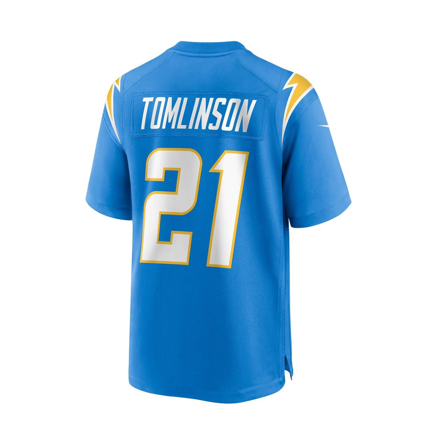 Мужской топ Nike LaDainian Tomlinson Powder Blue Los Angeles Chargers Game Retired Player Jersey — фото 2