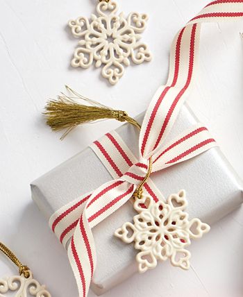 Sale: Lenox ~ Ornaments ~ Metal ~ Mini Snowflake Ornament Set of 3, Price  $29.95 in Peckville, PA from Live With It by Lora Hobbs