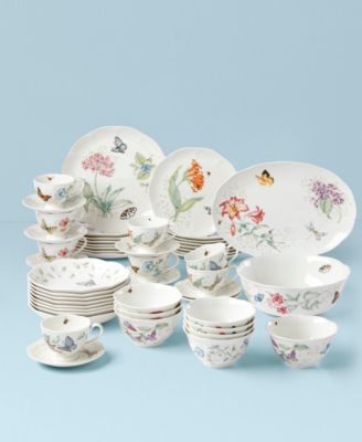 Butterfly Meadow 50 Pc. Dinnerware Set, Service for 8, Created for Macy's