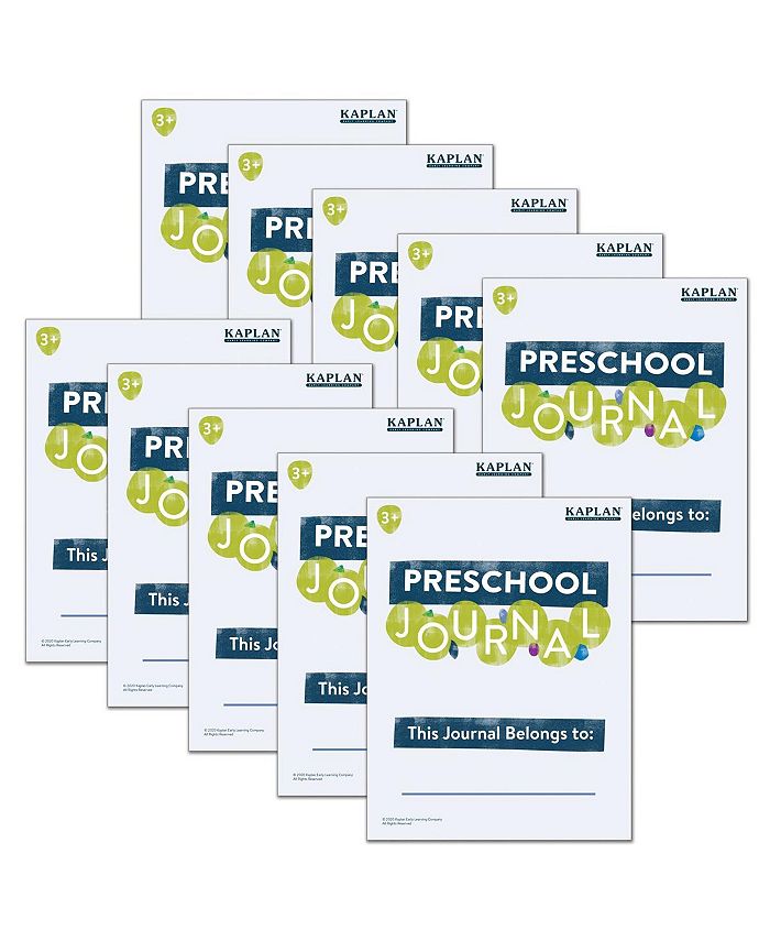 Kaplan Early Learning Preschool Journals - Set of 10 - Macy's