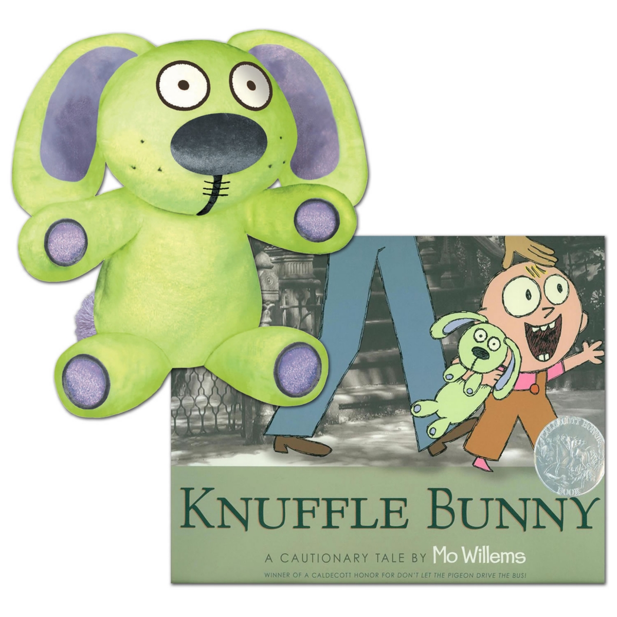 Kaplan Early Learning Babies' Yottoy Knuffle Bunny Soft Plush Toy With Hardcover Book In No Color