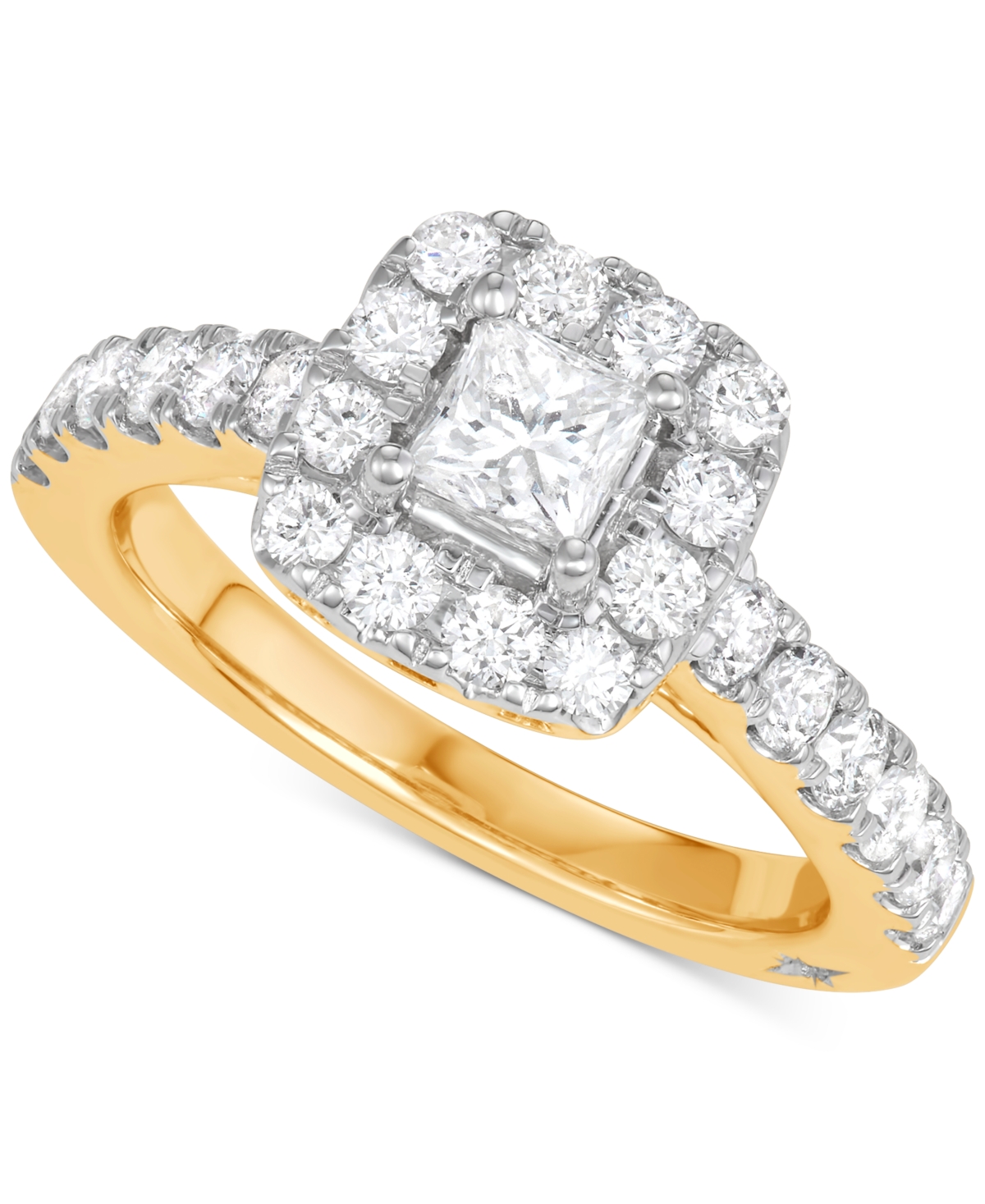 Marchesa Diamond Princess Bridal Set (2 ct. t.w.) in 18k White, Yellow or Rose Gold