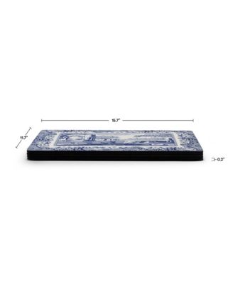Blue Italian Placemats, Set of 4