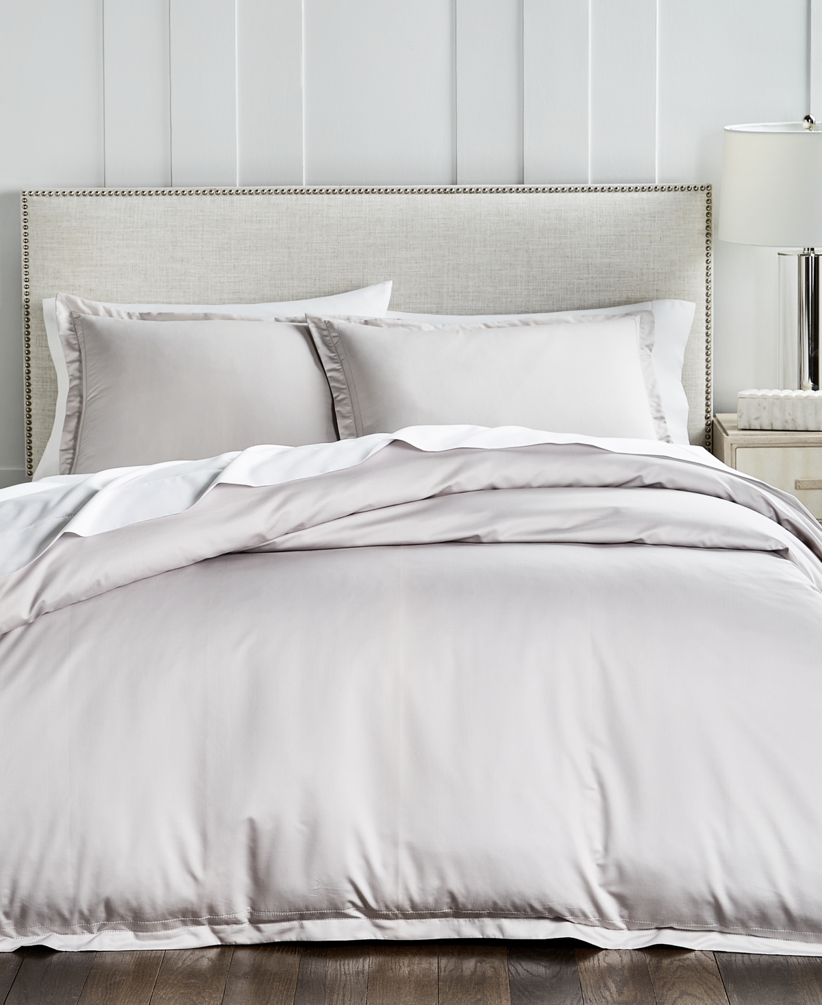 Hotel Collection 680 Thread Count 3-pc. Duvet Cover Set, Full/queen, Created For Macy's In Palladium