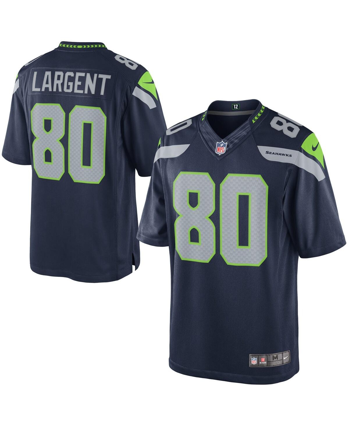 Men's Nike Steve Largent College Navy Seattle Seahawks Retired Player Limited Jersey