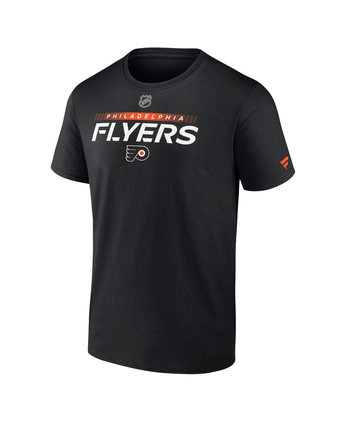 Shop Fanatics Men's  Black Philadelphia Flyers Authentic Pro Team Core Collection Prime T-shirt