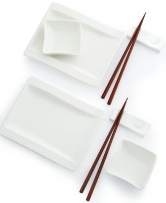 빌레로이 앤 보흐 뉴 웨이브 스시 세트 Villeroy &amp; Boch New Wave Sushi for Two Set,White