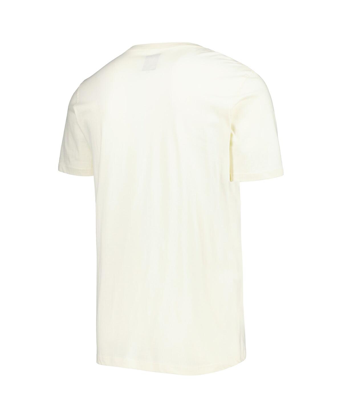 NEW ERA MEN'S NEW ERA CREAM SEATTLE SEAHAWKS SIDELINE CHROME T-SHIRT 