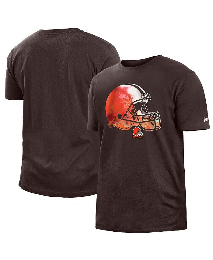 New Era Men's Brown Cleveland Browns 2022 Sideline Ink Dye T-shirt - Macy's