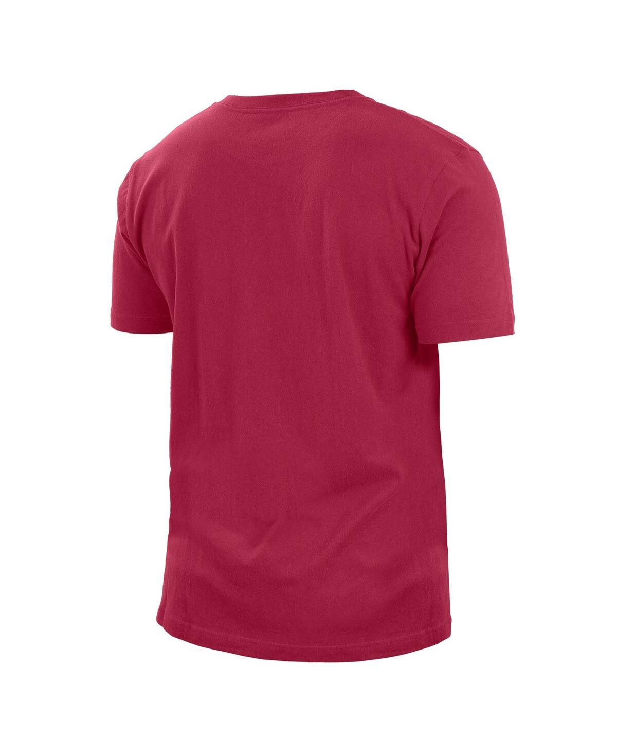 Shop New Era Men's  Red Arizona Cardinals 2022 Sideline Ink Dye T-shirt
