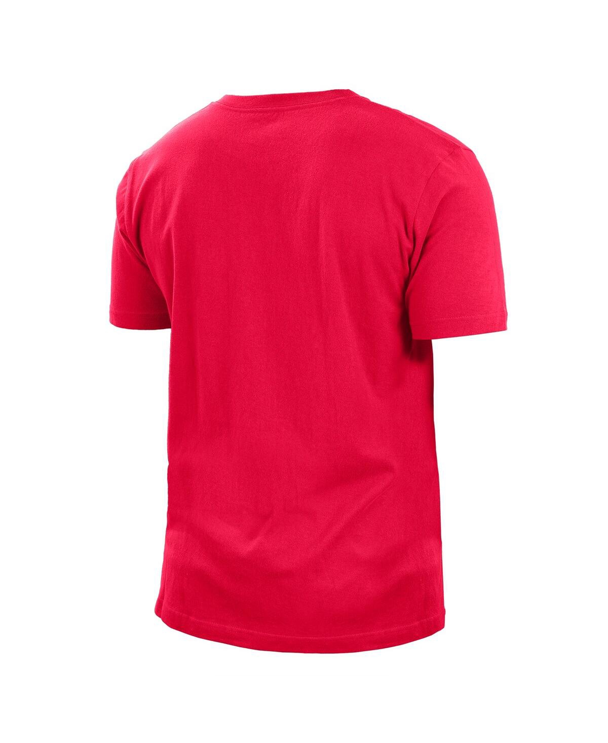 Shop New Era Men's  Red Kansas City Chiefs 2022 Sideline Ink Dye T-shirt