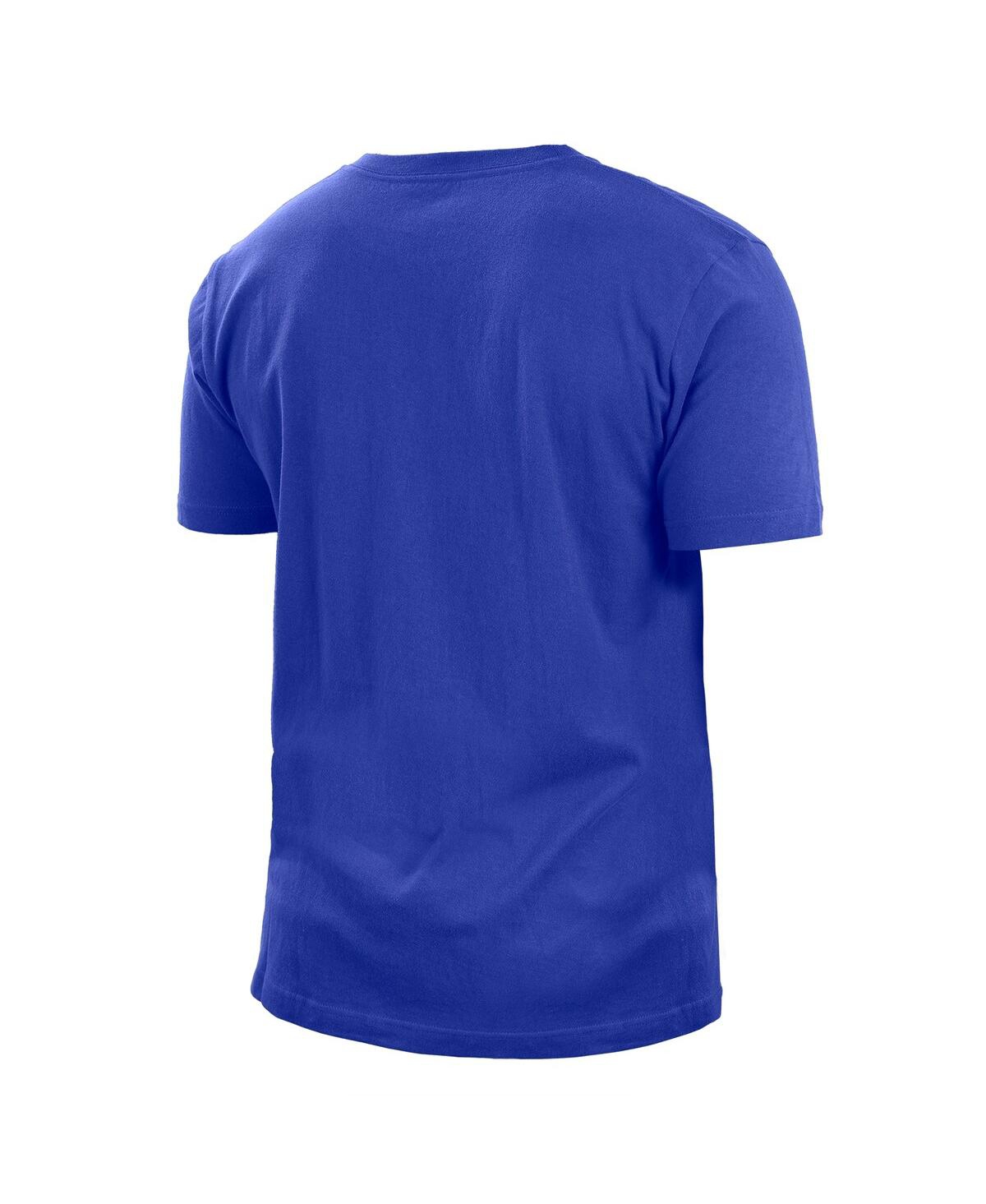 Shop New Era Men's  Blue Los Angeles Rams 2022 Sideline Ink Dye T-shirt
