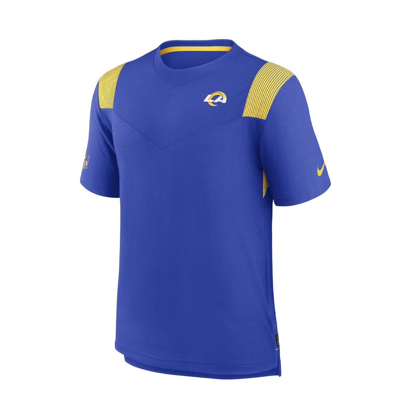Мужская футболка Nike Royal Los Angeles Rams Sideline Tonal Logo Performance Player — фото 3