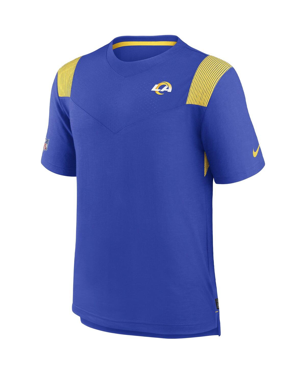 Men's NikeLos Angeles Rams Sideline Tonal Logo Performance Player T-shirt - Royal