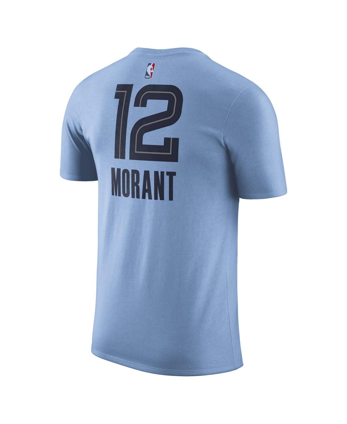 Jordan Men's  Ja Morant Light Blue Memphis Grizzlies 2022/23 Statement Edition Name And Number T-shir In Light Blue