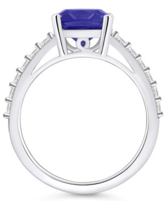 Tanzanite (2-1/3 Ct. t.w.) and Diamond (1/3 Ct. t.w.) Ring