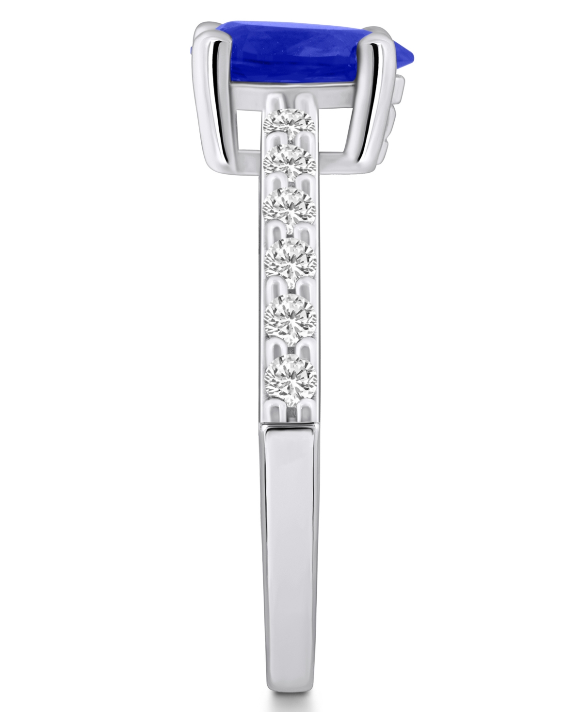 Macy's Tanzanite (7/8 Ct. t.w.) and Diamond (1/3 Ct. t.w.) Ring