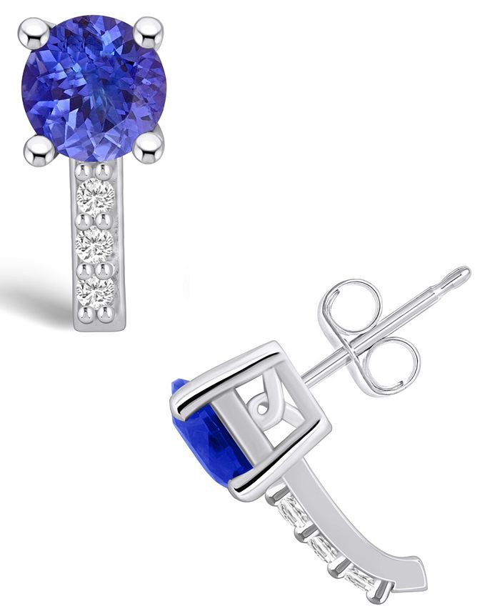 Tanzanite outlet earrings macy's