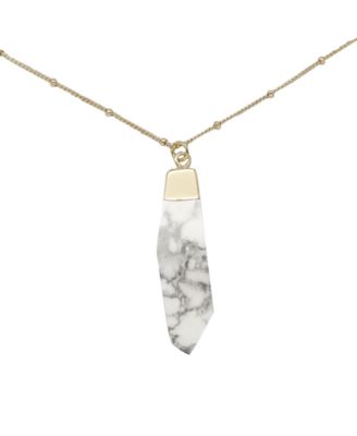 Stone Pendant Necklace