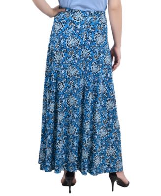 Women's Missy Maxi Skirt with Sash Waist Tie