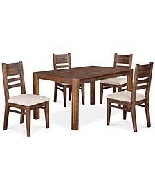 Avondale 5-Pc. Dining Room Set, Created for Macy's,  (60" Dining Table & 4 Side Chairs)