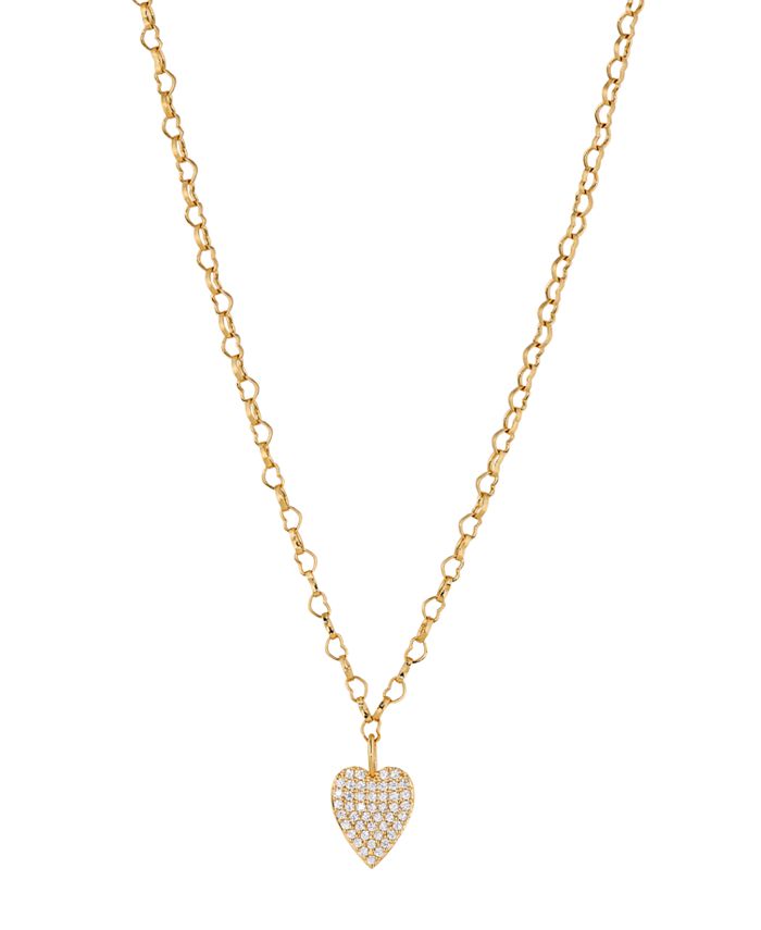 Nadri heart necklace hot sale