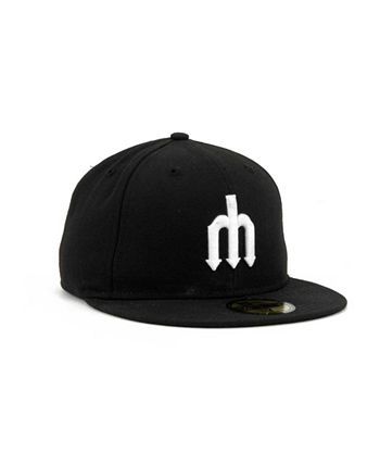 Seattle Mariners New Era Black on Black Dub 59FIFTY Fitted Hat