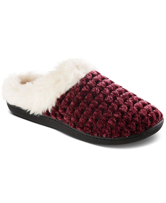 Macy's isotoner women's slippers hot sale
