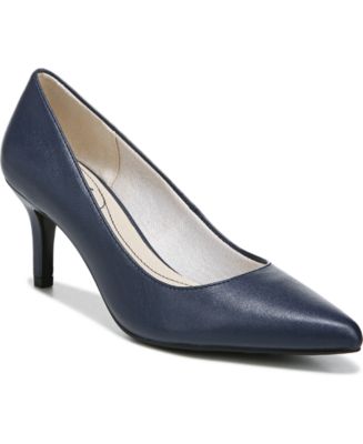 Macys navy sale pumps